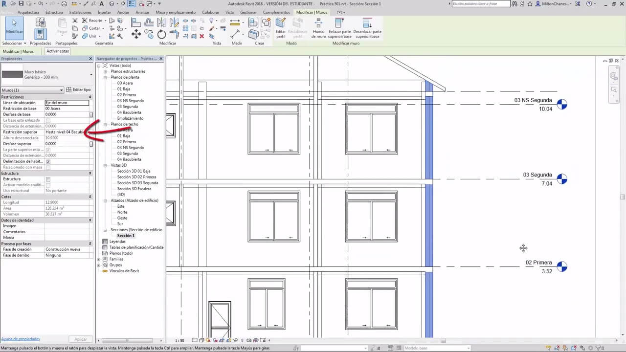 Diferentes usos de los niveles en Revit