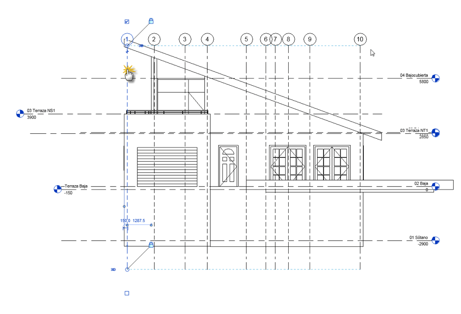 Vistas de ALZADO en Revit