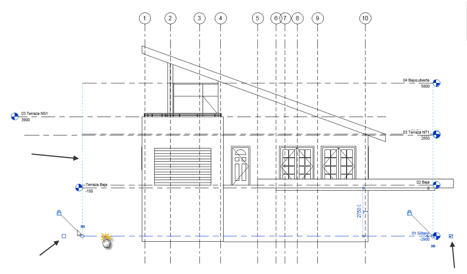 Vistas de ALZADO en Revit